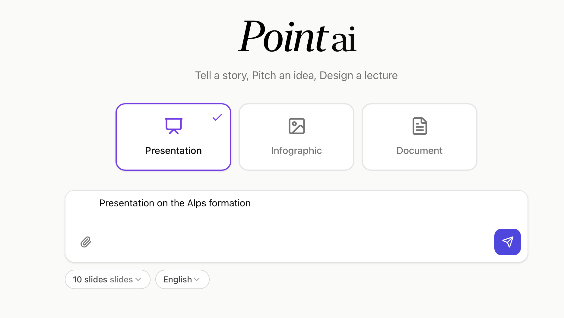 1. Describe Your Presentation